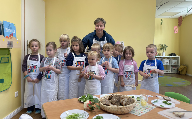 Die Kinder der Kita Lutherzwerge